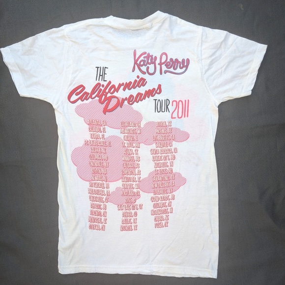 Katy Perry Concert T Shirt 2011 California Dreams - Picture 2 of 7